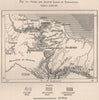 Oases & Arable lands of Tripolitana. Libya 1885 old antique map plan chart