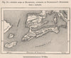 Ancient Mauritania, per Bourguignat. Shows Atlantis North Africa 1885 old map