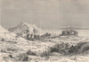 Tabarka Island - View from the Coast. Tunisia 1885 old antique print picture