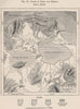 Lakes of Eskel and Bizerta (Bizerte) . Tunisia 1885 old antique map plan chart