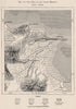 Old beds of The Lower Medjerda. Tunisia 1885 antique map plan chart