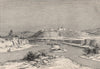 The Medjerda at Slugia, above Mejez-el-Bab. Tunisia 1885 old antique print