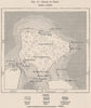 Island of Djerba. Tunisia 1885 old antique vintage map plan chart