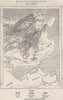 Native Inhabitants of Tunis. Tunisia 1885 old antique vintage map plan chart