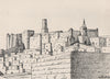 Kasbah Sûsa (Sousse (Soussa) ) viewed French consulate. Tunisia 1885 old print