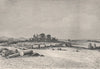 Roman ruins of Sbeitla, ancient Sufetula. Tunisia 1885 old antique print