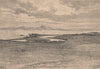 Old Ports of Carthage. Tunisia 1885 antique vintage print picture