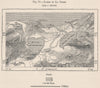 El Kala Lakes Mellah Oubeira Tonga. La Calle. Algeria 1885 old antique map