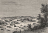 Oued Mya valley, between Garaa El-Onkser & Garaa T-el-Beida. Algeria 1885