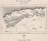 The Alfa region. Algeria 1885 old antique vintage map plan chart