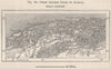 Chief Ancient Cities of Algeria 1885 old antique vintage map plan chart