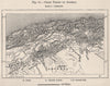 Chief Tribes of Algeria 1885 old antique vintage map plan chart