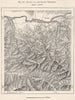 Zwawa/Zouaoua & Ait/Aït Iraten Territory. Kabylia, Algeria 1885 old map