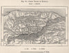 Chief Tribes of Kabylia/Kabylie. Algeria 1885 old antique map plan chart