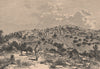 Kabyle Village. Algeria 1885 old antique vintage print picture