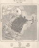 Algiers in 1830. Algeria 1885 old antique vintage map plan chart