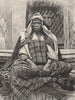 Emancipated Negress, Biskra. Algeria 1885 old antique vintage print picture
