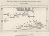 Oases of the Northern and Southern Zibans. Algeria 1885 old antique map chart