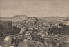 General view of Laghouat/Laghwat. Algeria 1885 old antique print picture