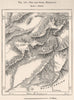 The Ain Sefra Highlands. Aïn Séfra. Djbel Aissa. Algeria 1885 old antique map
