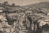 Beni-Ramasses quarter, Constantine. Algeria 1885 old antique print picture
