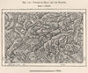 Théniet/Theniet El Had and its Forests. Algeria 1885 old antique map chart
