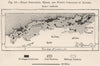 Fully privileged, mixed/civil & native communes in Algeria 1885 old map