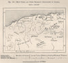 Holy cities and chief religious associations in Algeria 1885 old antique map