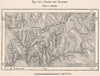 Tiaret and Tagdemt. Algeria 1885 old antique vintage map plan chart