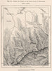 Crests and Passes of the Atlas South of Marrakesh. Morocco 1885 old map