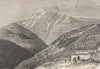Jebel Tiza - View from the Tagherut Pass. Morocco 1885 old antique print