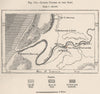 Lower Sebou river/Oued Sebou. Mehdya/Mehdia. Kenitra. Morocco 1885 old map