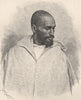 A Tangier Arab. Morocco 1885 old antique vintage print picture