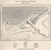 El Jadida (El Jadida) and Azemmour. Morocco 1885 old antique map plan chart