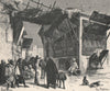 A School in Fes. Morocco 1885 old antique vintage print picture