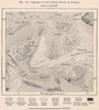 Geology of the Sahara South of Algeria 1885 old antique vintage map plan chart