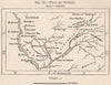 Twat/Tuat/Touat and Tidikelt. Algeria. The Sahara 1885 old antique map chart