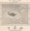 Archipelago of Madeira. Portugal. West African Islands 1885 old antique map