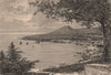 Funchal - East View. Madeira. Portugal. West African Islands 1885 old print