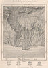 Funchal and Socorridos Valley, Madeira. Portugal 1885 old antique map chart
