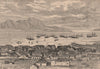 General view of Porto Grande (Mindelo) Sao Vicente. Cape Verde Islands 1885