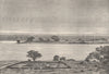 Confluence of the Bafing and Bakoy rivers. Mali. Bafoulabé 1885 old print