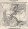The Felu Falls, Senegal River. Mali. Medina 1885 old antique map plan chart