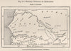 Natural Divisions of Senegambia. Senegal 1885 old antique map plan chart