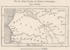 Chief Nations and Tribes of Senegambia. Senegal Gambia 1885 old antique map