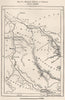 Mineral Regions of Bambouk/Bambuk. Mali 1885 old antique map plan chart