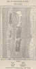 Saint-Louis in 1880. Senegal 1885 old antique vintage map plan chart