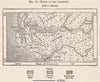 Tribes of the Casamanza/Casamance. Senegal/Guinea-Bissau 1885 old antique map