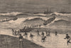 The Bar at the Mouth of the Volta. Ghana. Ada Foah 1885 old antique print