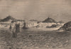 Cape Coast - Seaward view. Ghana. Upper Guinea 1885 old antique print picture
